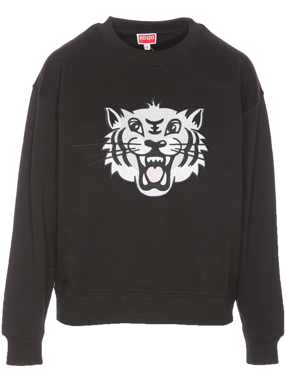 Happy Tiger embroidered sweatshirt