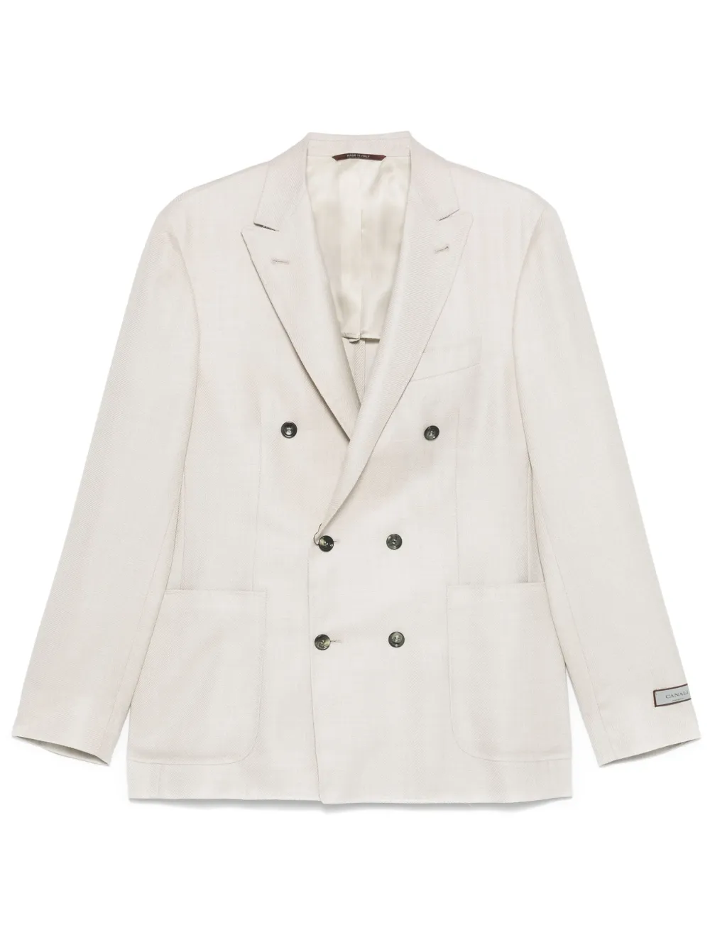 Canali double-breasted blazer | Neutrals | Image 1