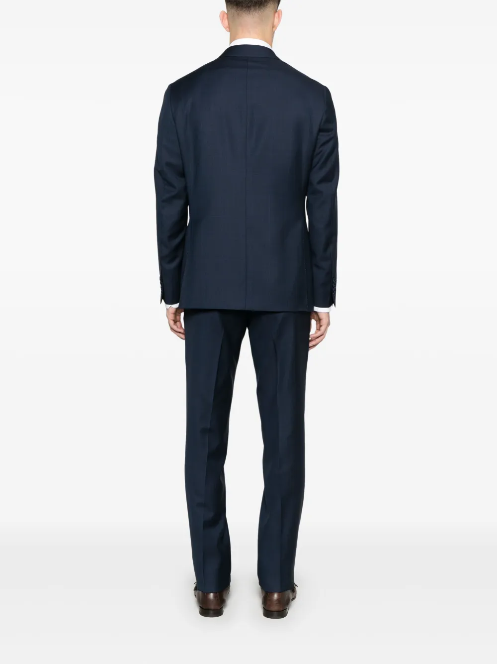  Canali Double-breasted Suit - Blue 