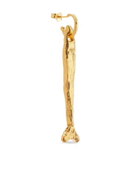 Alighieri 24kt yellow gold The Gone Fishing earring