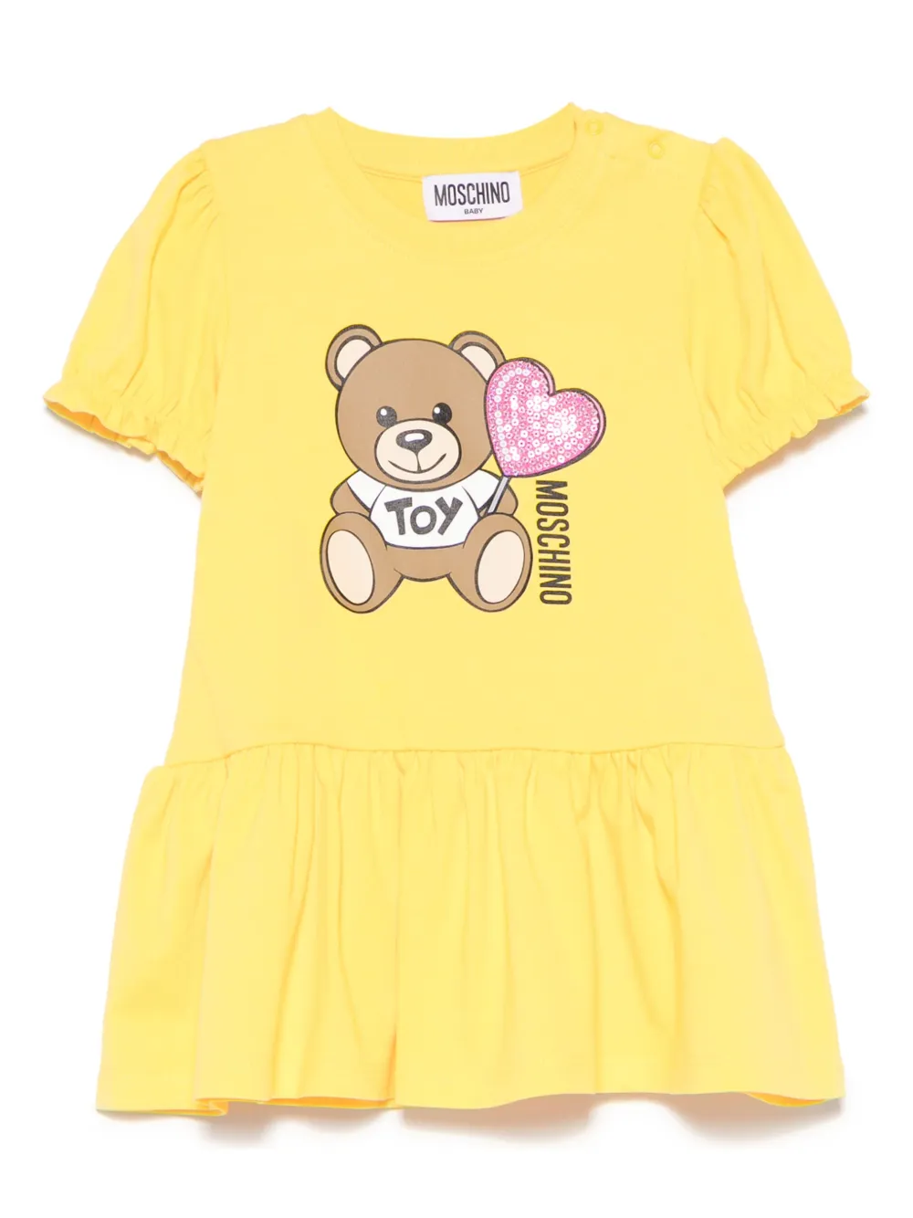 Moschino Kids Leo Teddy-print...