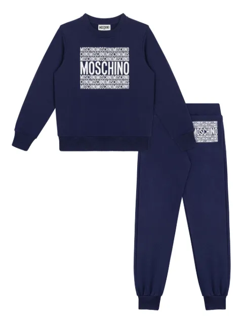 Moschino Kids logo-print tracksuit