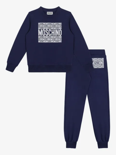 Moschino Kids logo-print tracksuit