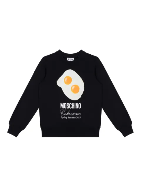 Moschino Kids logo-print sweatshirt