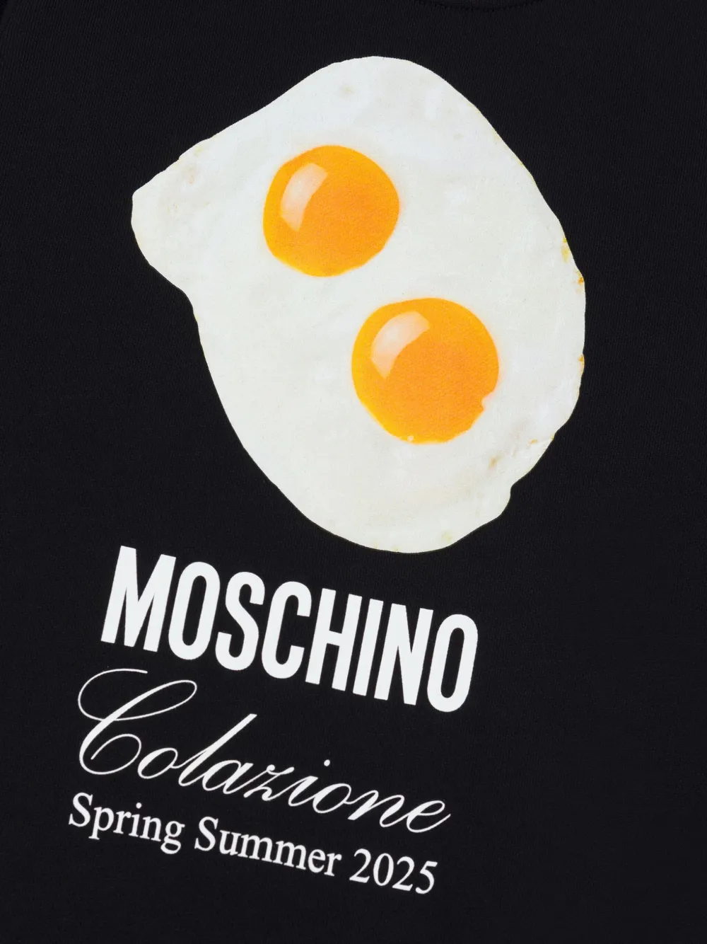 Moschino Kids Sweater met logoprint Zwart