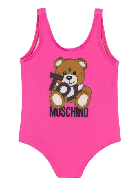 Moschino Kids Teddy Bear-print swimsuit