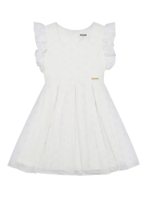Moschino Kids فستان جاكار