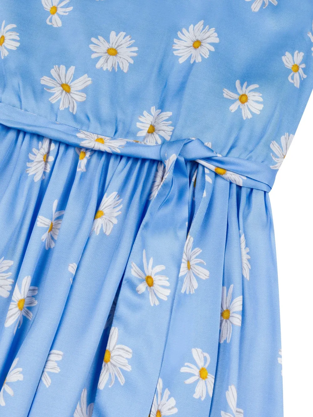 Moschino Kids Jurk met madeliefjesprint Blauw