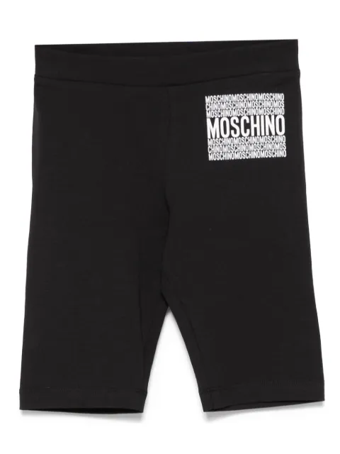 Moschino Kids shorts con logo en relieve