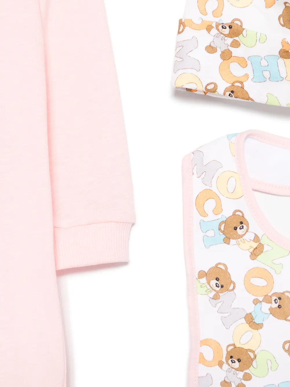 Moschino Kids Leo pyjama met Teddy-print - Roze