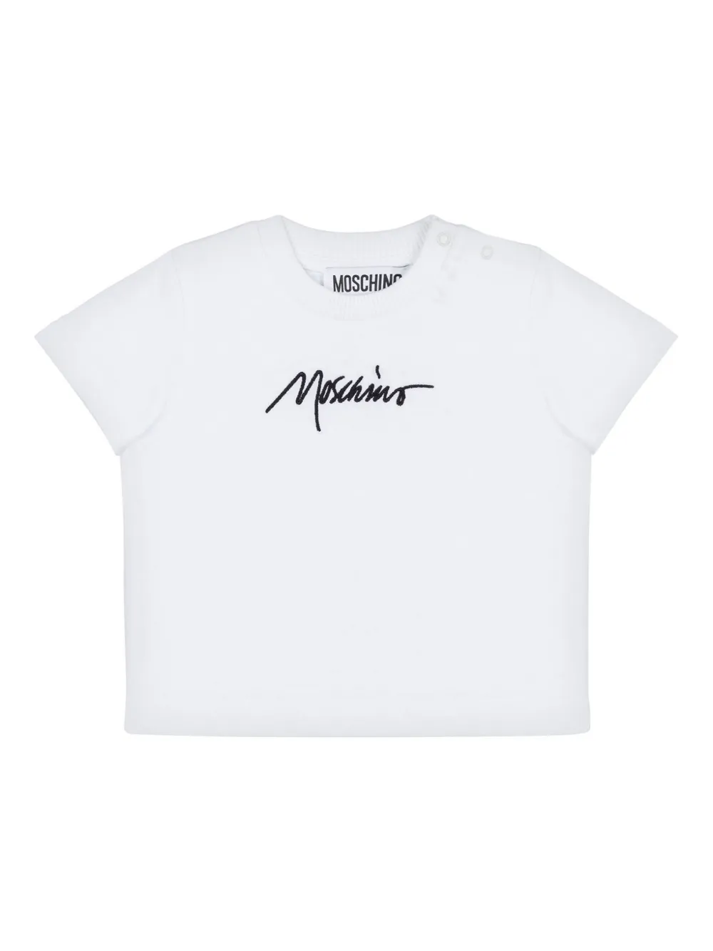 Moschino Kids ロゴ Tシャツ - ホワイト Moschino Kids ロゴ Tシャツ - ホワイト