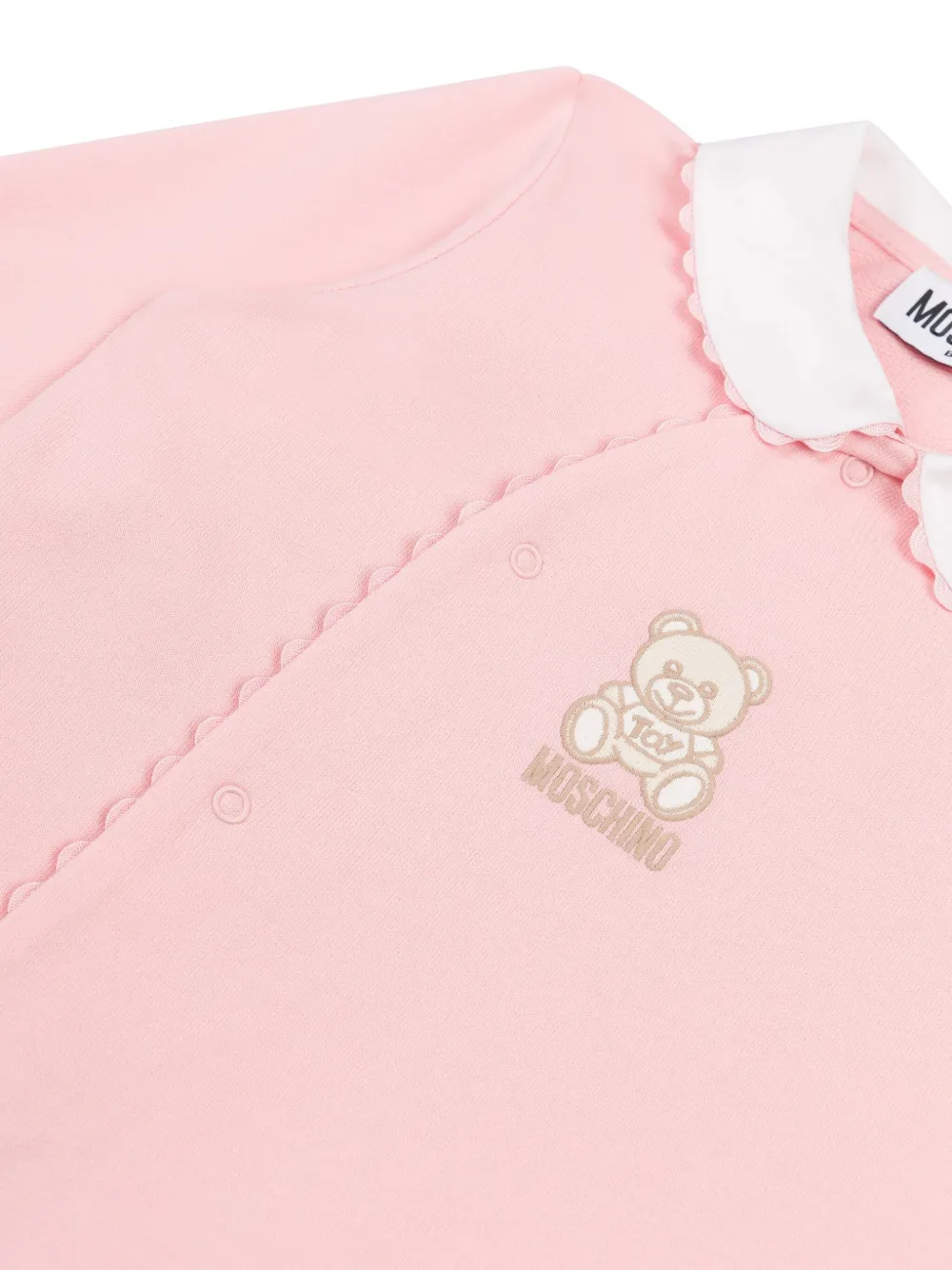 Moschino Kids Romper met beerprint Roze
