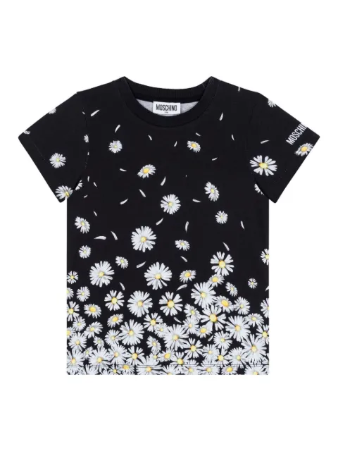 Moschino Kids daisy-print T-shirt