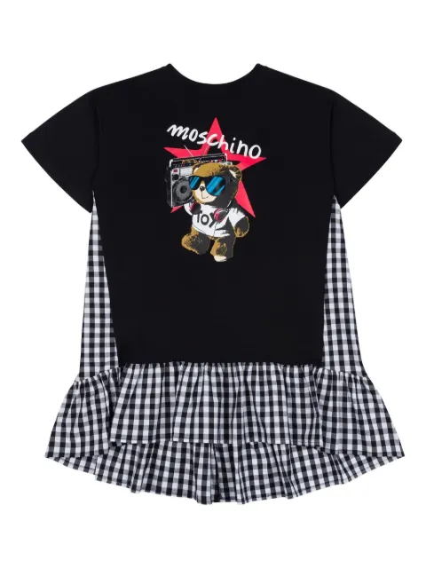 Moschino Kids logo T-shirt dress