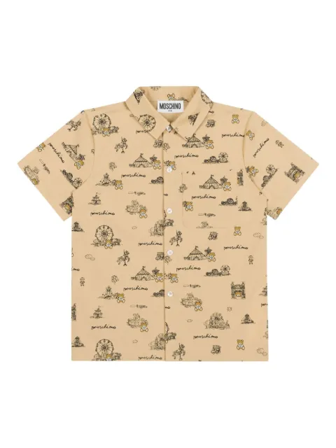 Moschino Kids Camicia con stampa