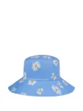 Moschino Kids daisy-print bucket hat - Blue