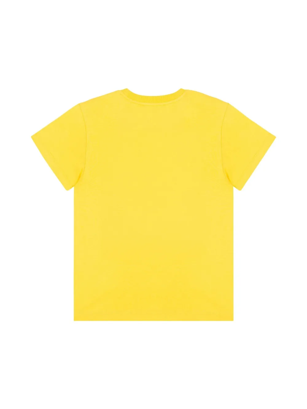 Moschino Kids T-shirt met logoprint - Geel