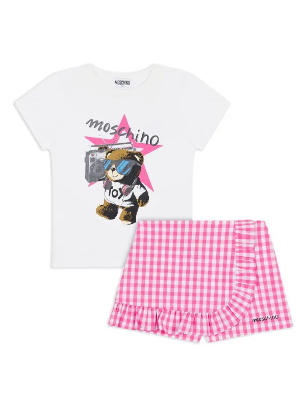 Tシャツ・カットソー Moschino SS25 Patchwork print shirt (A02360567 1888) Moschino Silk patchwork shirt – Lux Afrique Boutique