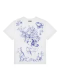 Moschino Kids Olivia-print T-shirt - White