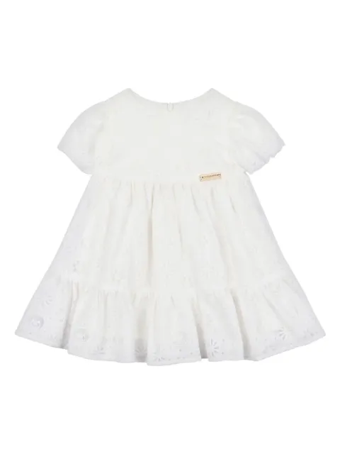 Moschino Kids Kleid mit Logo-Schild