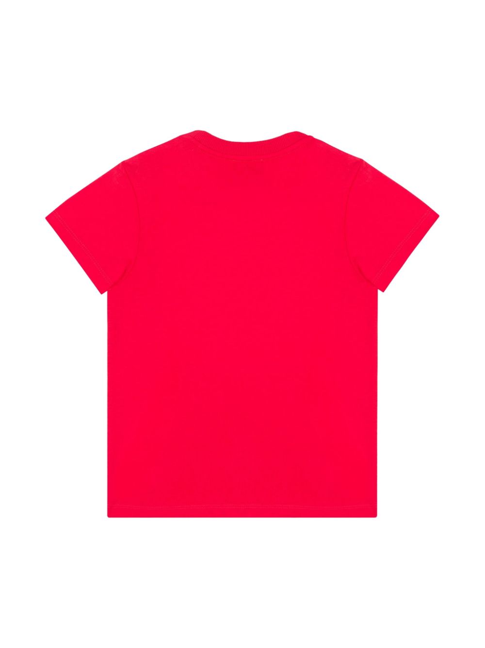 Moschino Kids logo-print T-shirt Rood