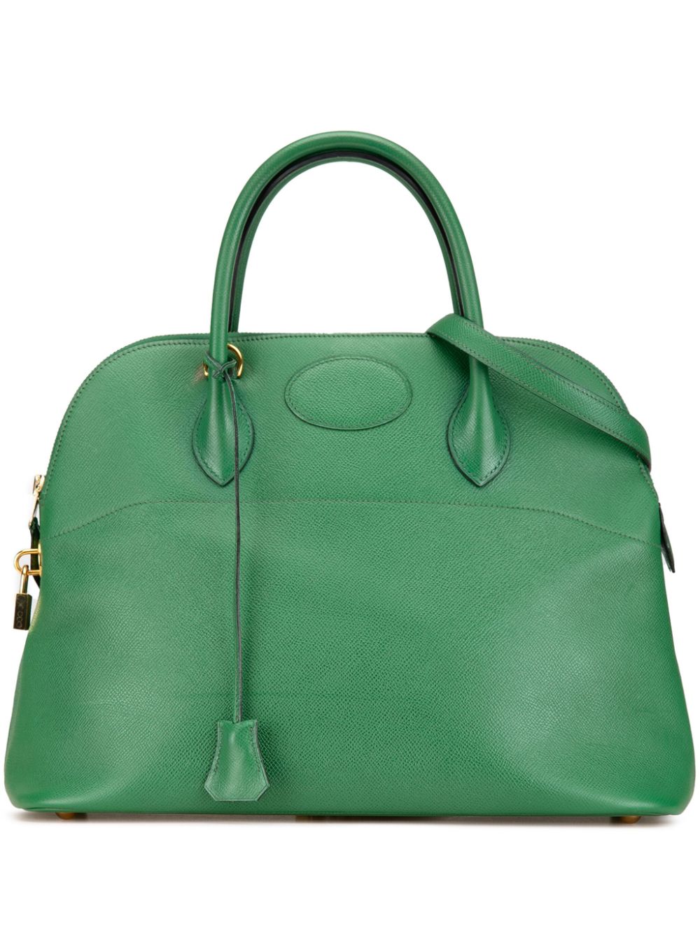 Hermès Pre-Owned 1994 Courchevel Bolide 35 satchel - Green