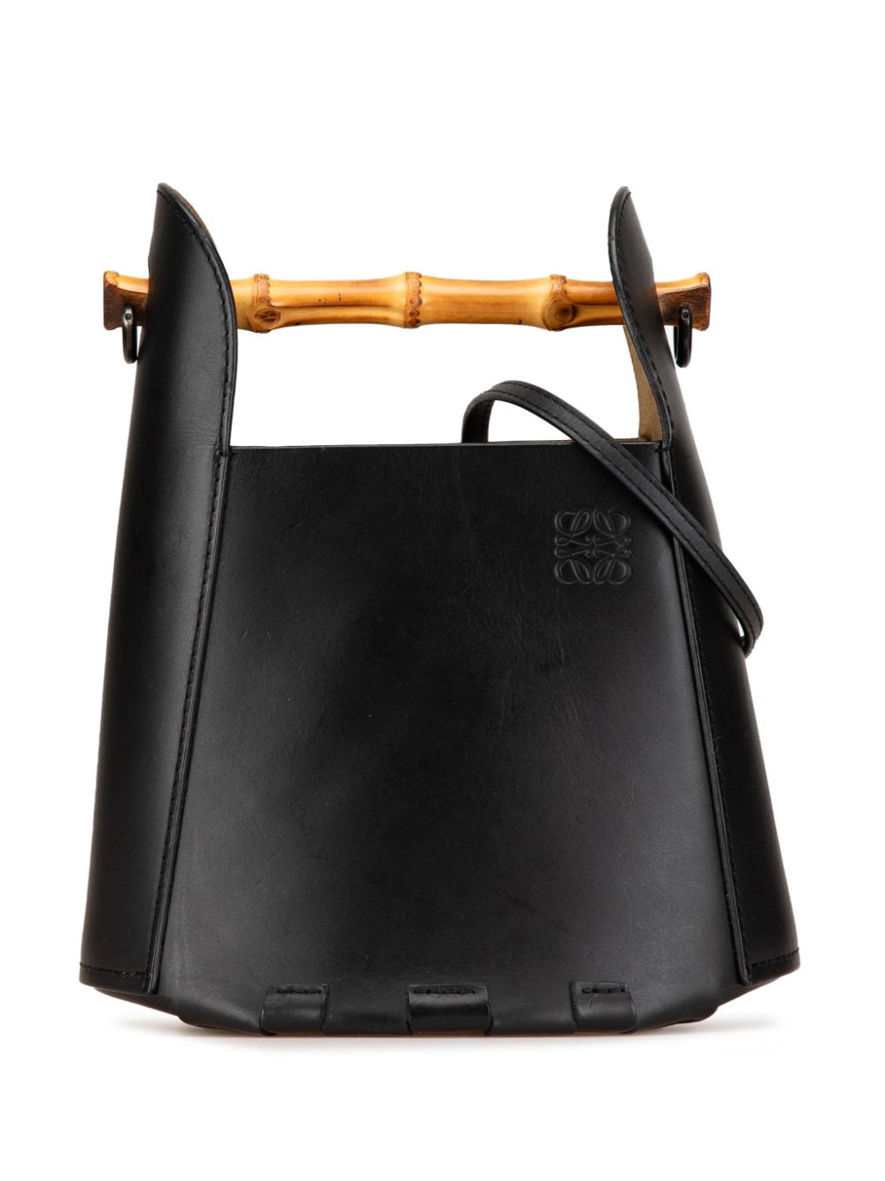 21th Century Calfskin Bamboo bucket bag