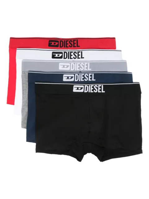 Diesel logo-waistband boxers (pack of five)