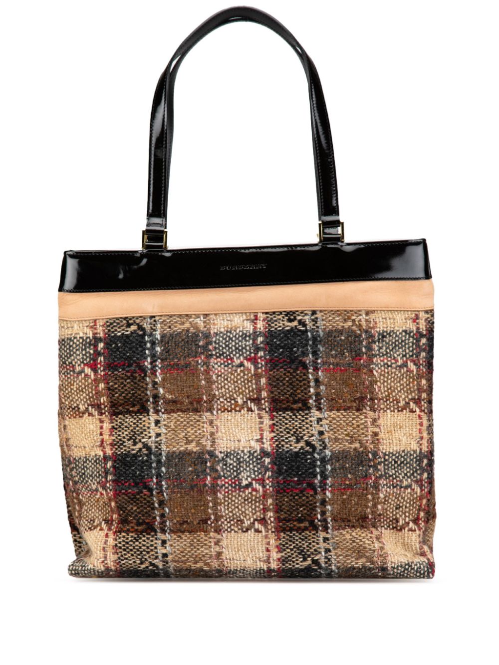 2000-2017 Plaid Tweed tote bag