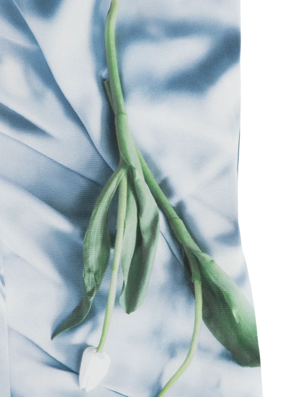 VICTORIA BECKHAM FLOWERS SATIN PYJAMA TROUSERS