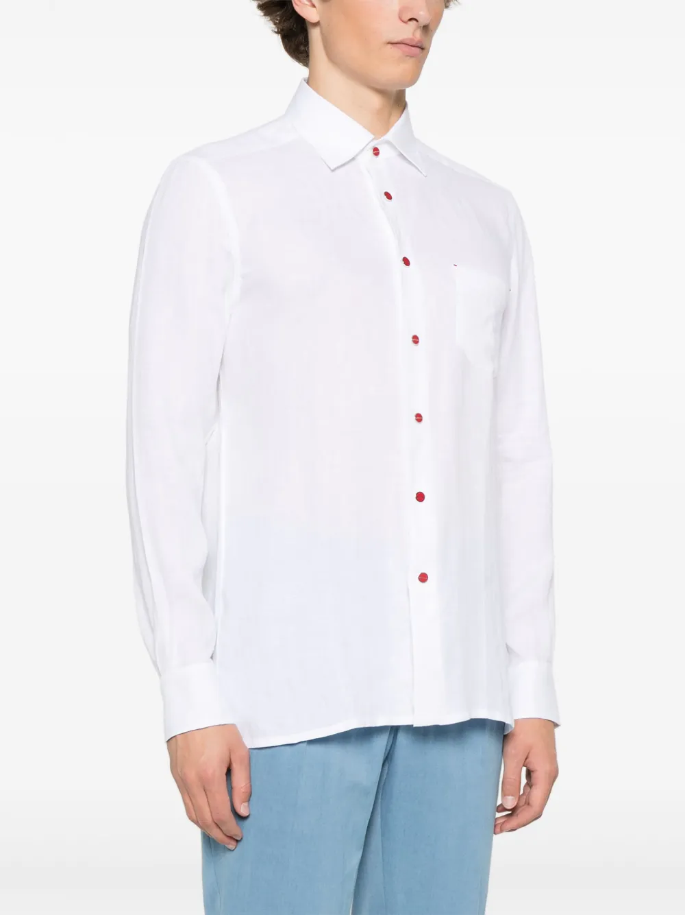KITON LINEN SHIRT 