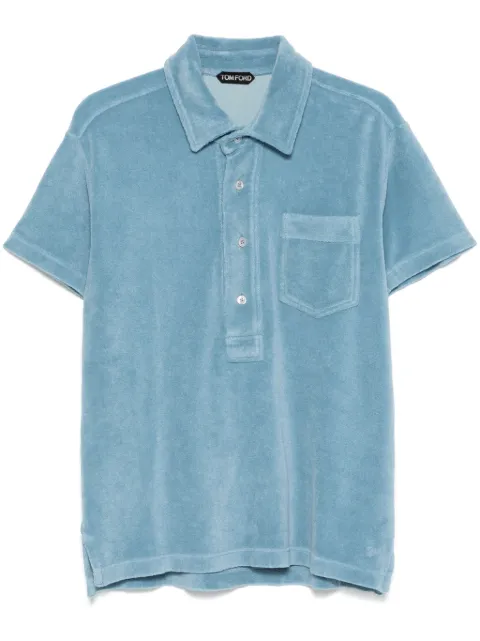 TOM FORD towelling polo shirt 