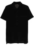 TOM FORD towelling polo shirt - Black