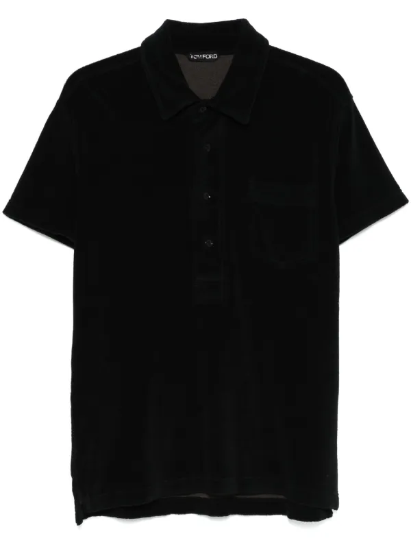 Tシャツ・カットソー TOM FORD SS25 LUXURY TOWELING POLO (JPS009JMC053S25 IG030) TOWELLING POLO | Tom Ford Fashion