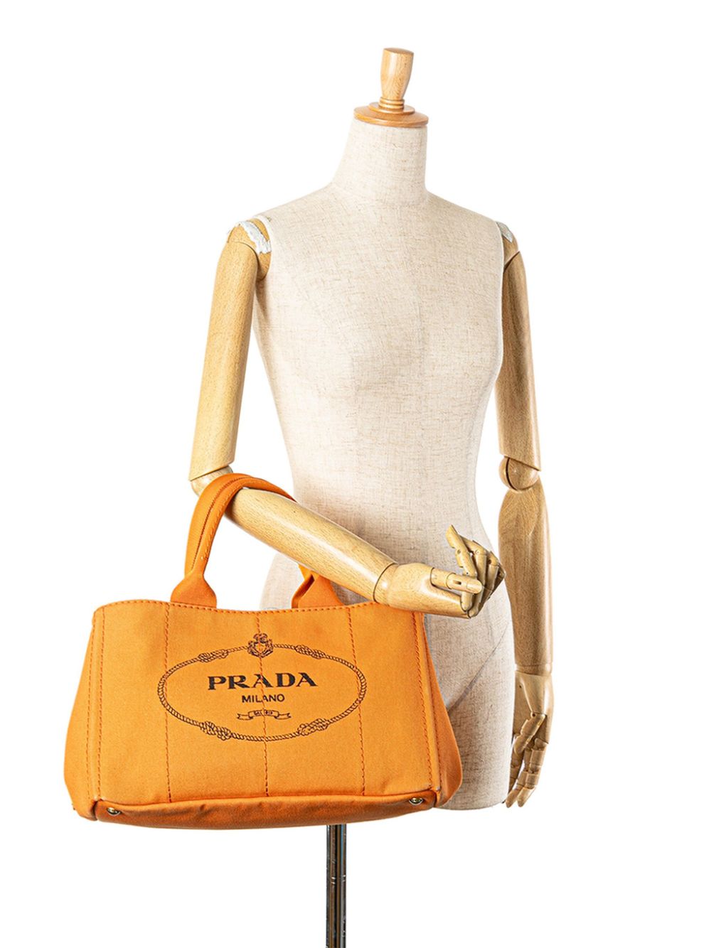 Prada Pre-Owned 2013-2023 Canapa Logo tote bag - Oranje