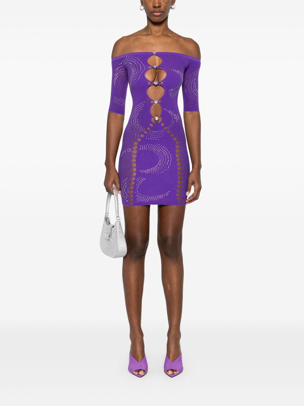 POSTER GIRL Alice mini dress - Purple