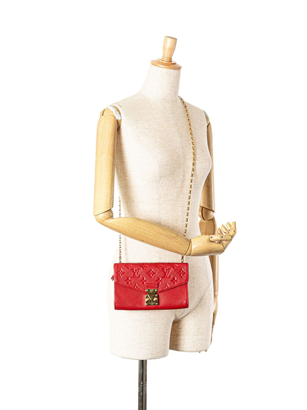 Louis Vuitton Pre-Owned 2014 Monogram Empreinte Saint Germain Pochette crossbody bag - Rood