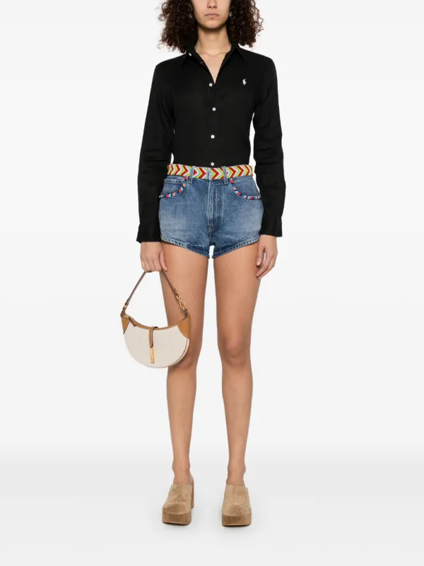 Polo Ralph Lauren long-sleeve Shirt | Black | FARFETCH RO