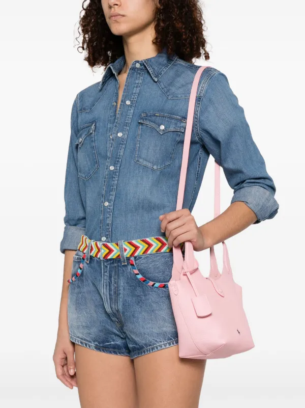 Polo Ralph Lauren Small Polo Play Tote Bag | Pink | FARFETCH HK