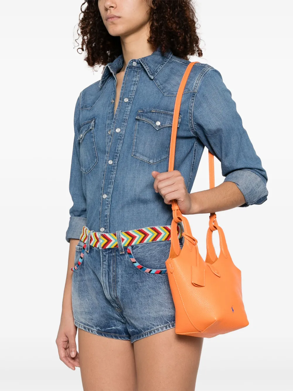 Polo Ralph Lauren Kleine Polo Play shopper Oranje