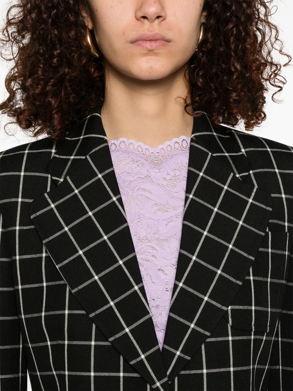 Valentino Garavani Blazer met patroon Zwart
