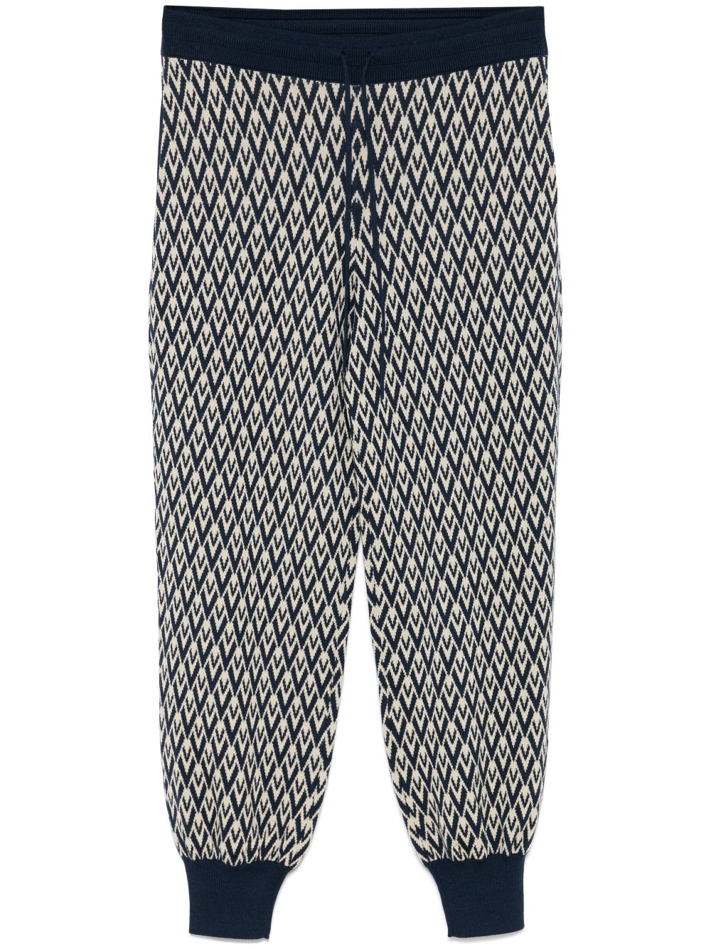 jacquard track pants