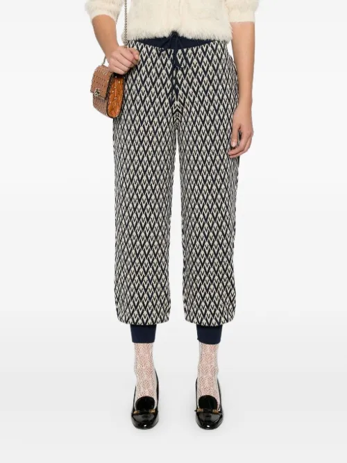 Pantalon de jogging Toute La V en jacquard - Valentino Garavani - Modalova