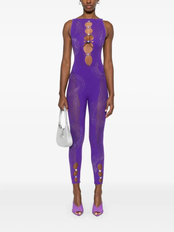 POSTER GIRL Janice Jumpsuit | Purple | FARFETCH
