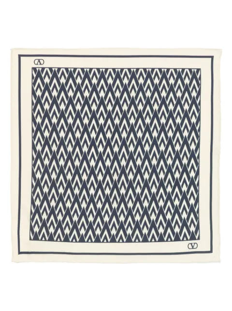 Valentino Garavani Einstecktuch mit geometrischem Muster