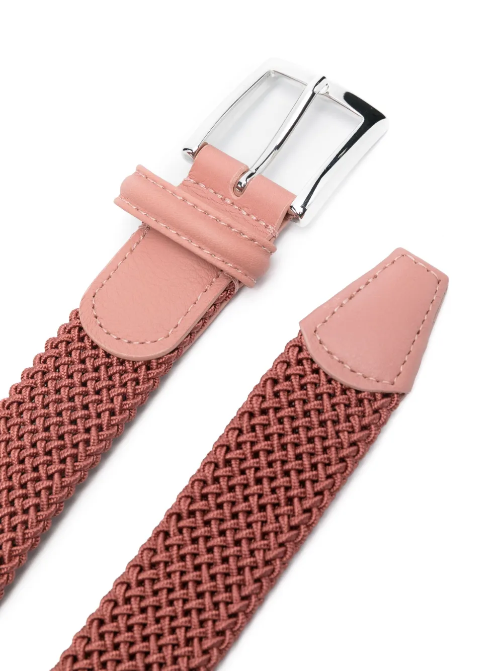 Kiton Geweven riem - Roze