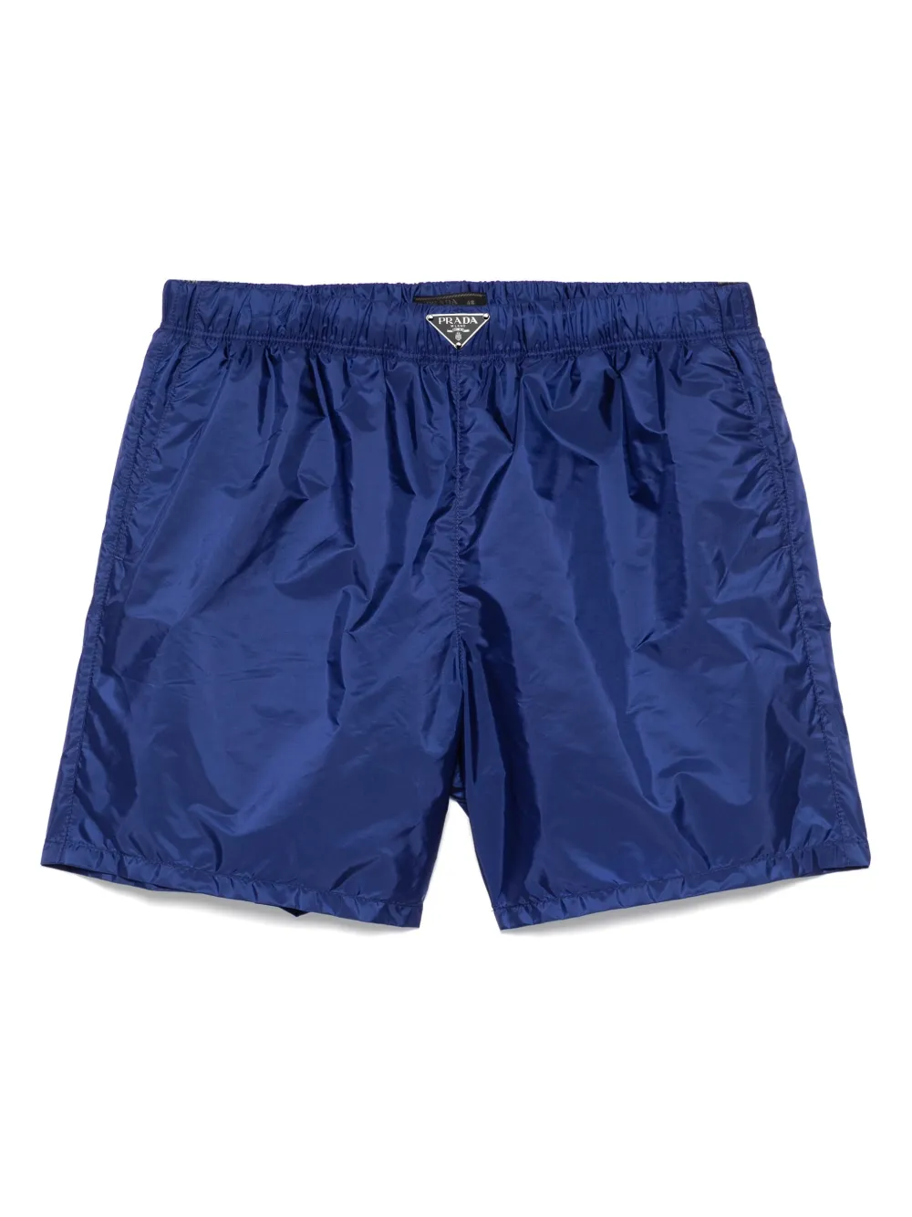 Prada Zwembroek met logo Blauw