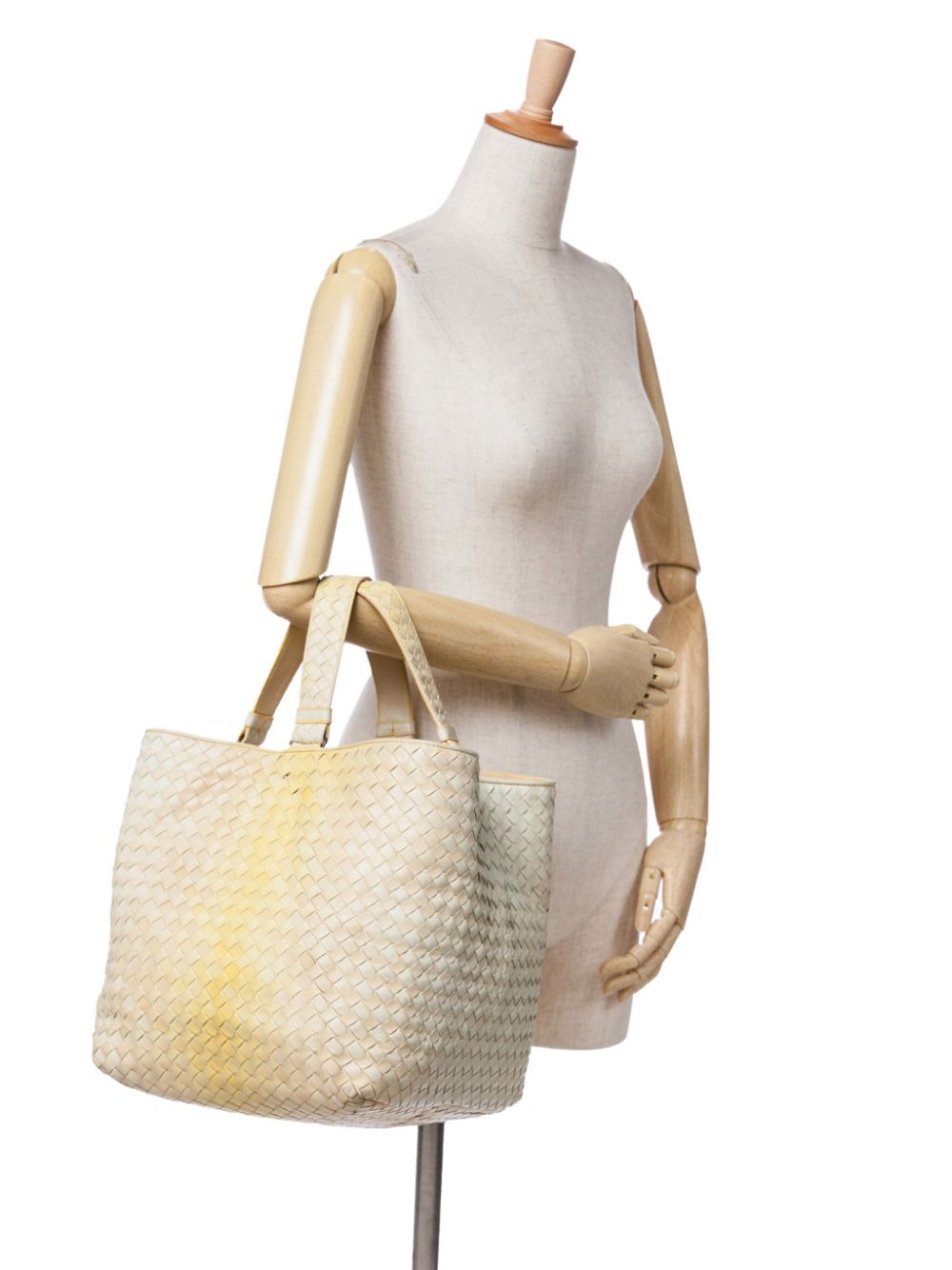 Bottega Veneta Pre-Owned 2009 Nappa Intrecciato Nuance Bucket tote bag - Yellow