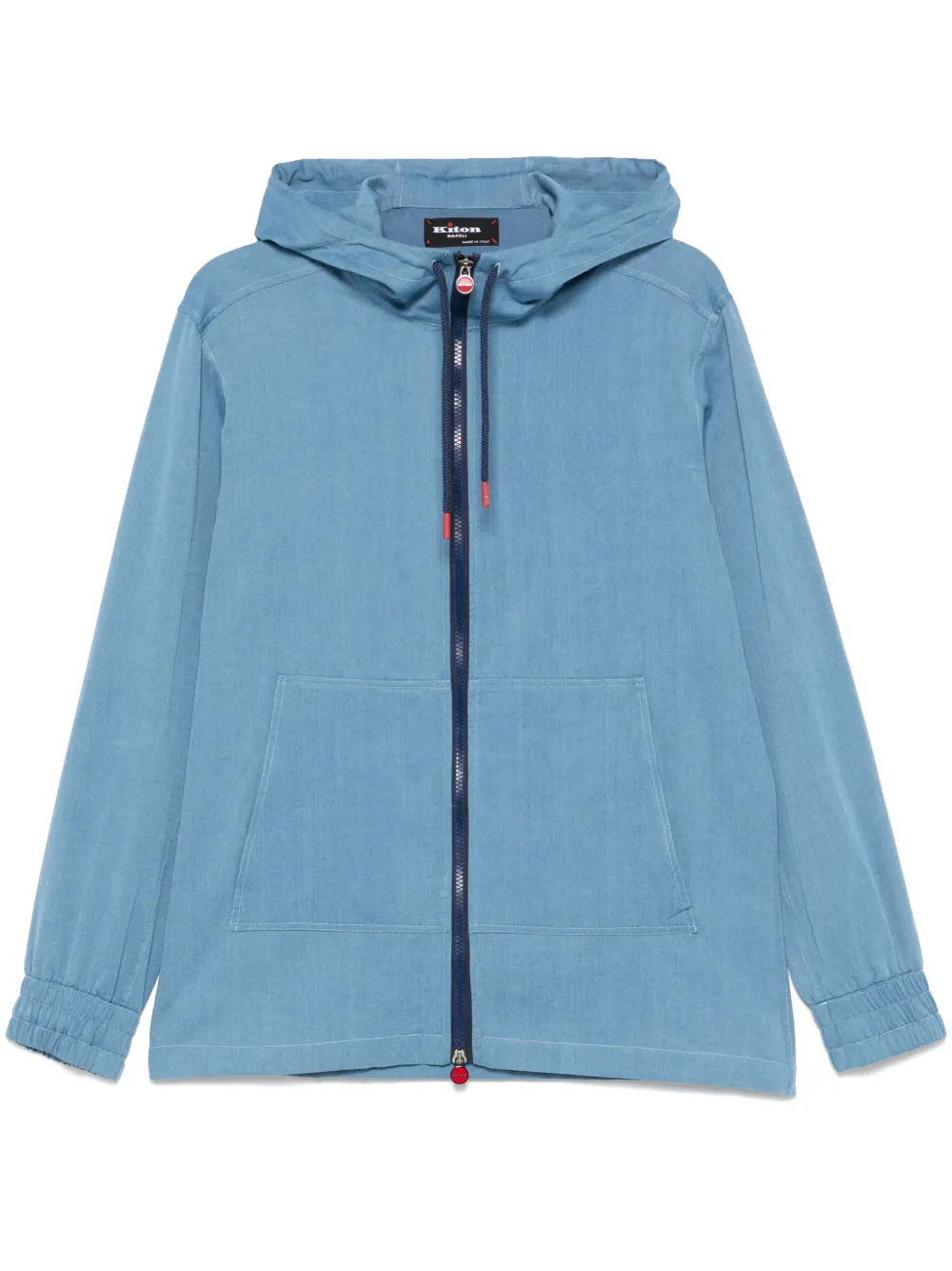 Kiton chamarra con capucha | azul | Image 1