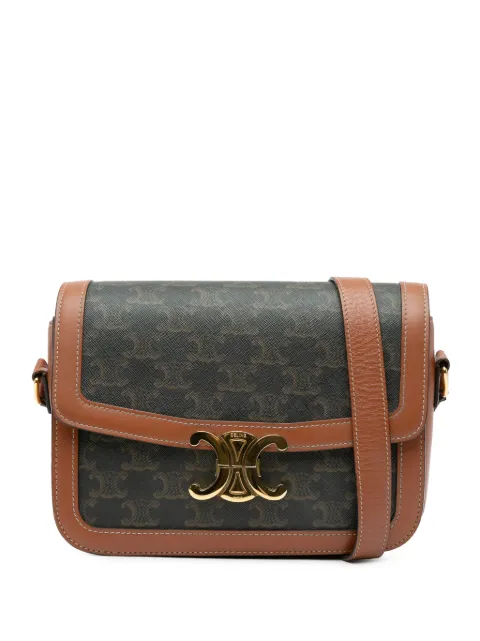 Céline Pre-Owned 2021 Teen Coated Canvas Triomphe crossbody bag